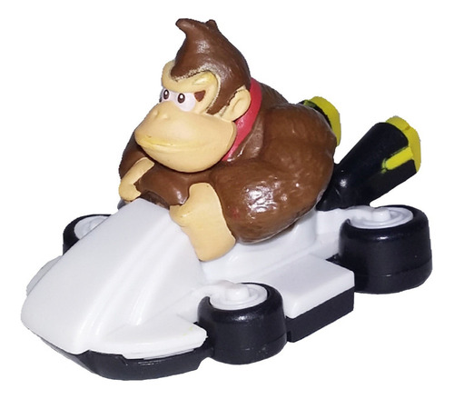 Figura Super Mario Bros Donkey Kong Kart Auto 7cm Nintendo