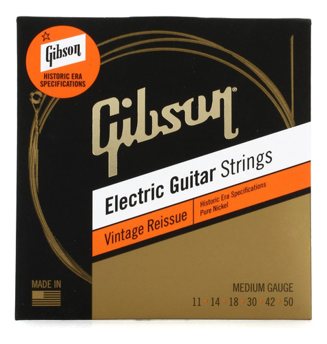 Encordado Guitarra Eléctrica Gibson Hvr11 011-050 - Plus