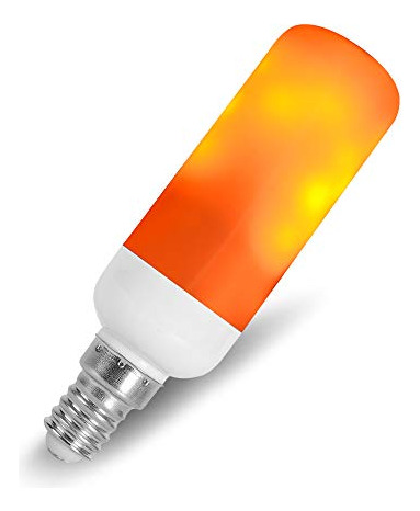 Bombilla Led Tipo Vela Con Efecto De Fuego, T6, T8, E12