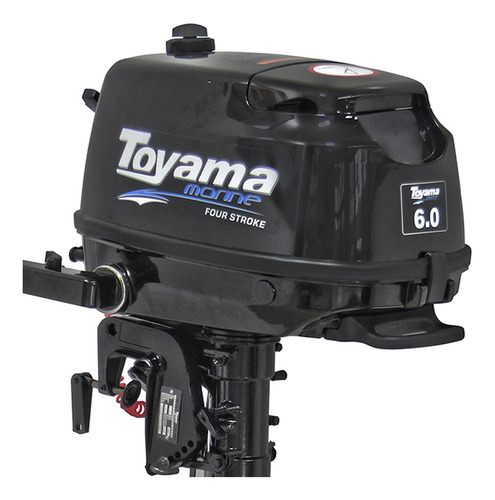Motor Rabeta De Barco 6hp 148cc 4t Com Marcha Toyama Rb0