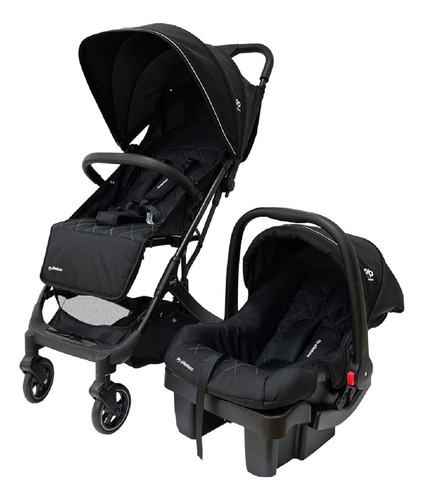 Coche Travel System Compacto Pikaboo Salo Negro