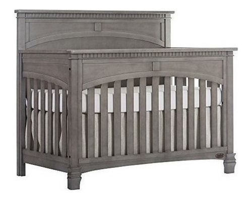 Evolur Santa Fe 5in1 Convertible Crib Storm Grey