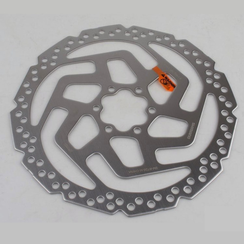 Rotor Discos De Freno Shimano Rt26 160mm 6 Tornillos Color Plateado