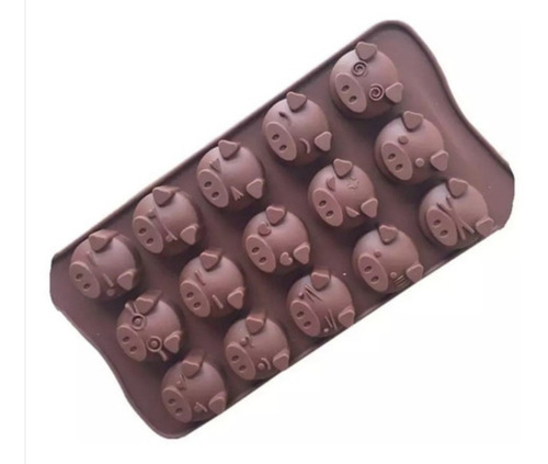 Moldes Silicona Chocolates ,jabon Chanchitos Pequeños