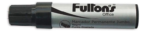 Plumón Permanente Jumbo Negro Fultons.