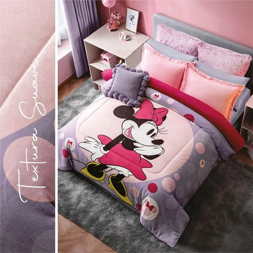 Cobertor Pachicalientito Minnie Cute Matrimonial Concord