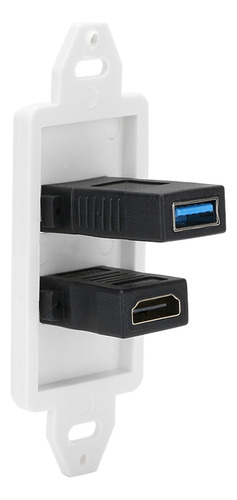 Nuevo Panel De Pared Multimedia Integrado Hdmi Usb3.0 Dos