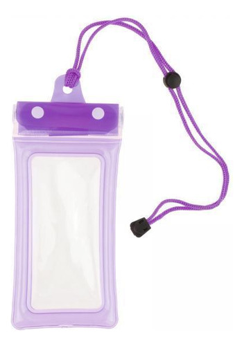 4 Bolsa Impermeable Para Teléfono, Bolsa Seca, Púrpura