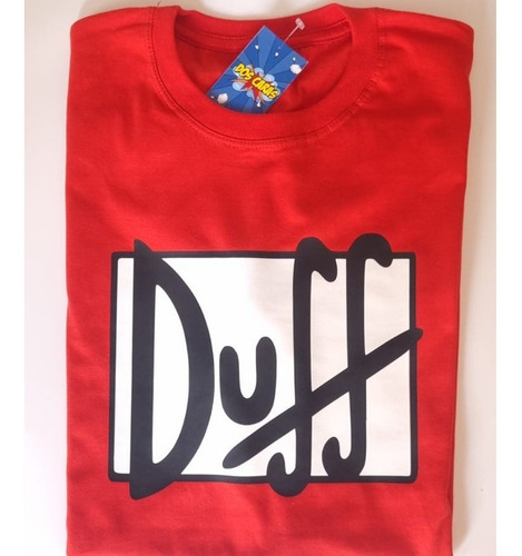 Imagen 2 de 4 de Combo Remera Mas Gorra Duffman Los Simpson