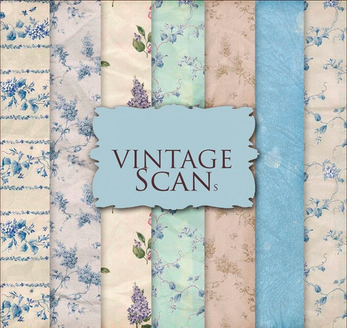 Kit De Papel Digital Shabby Chic Vintage Old Set