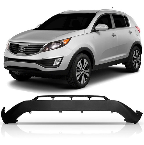 Spoiler Parachoque Dianteiro Sportage 2011 2012 2013 Preto