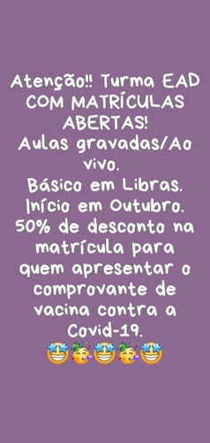 Imagem 2 de 3 de Aula De Libras (ead)
