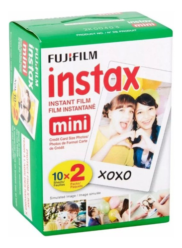 Papel Fujifilm Instax Mini 9 Instant Film X 20 Unidades