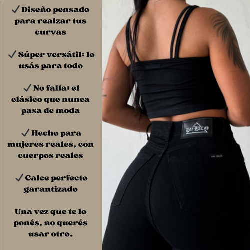 Jean Las Locas Chupin Original Levanta Cola Super Elastizado