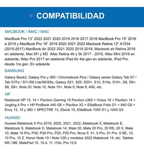 Imagen 6 de 10 de Hub Adaptador Usb Tipo C 5 En 1 Linkon Para Mac Macbook Win