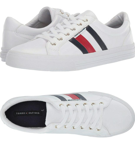 Zapato De Dama Tommy Hilfiger Talla 7 1/2 Americano Original