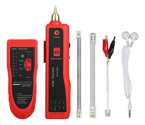 Probador Tester Cable Red Generador De Tonos Rj11 Y Rj45