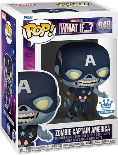 Funko Pop! Marvel What If...? Zombie Captain America Excl