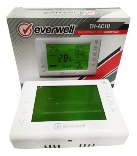 Termostato A/a Digital Programable Th-ac10 Everwell 