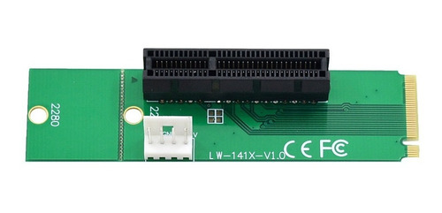 Imagen 7 de 10 de Adaptador M.2 A Pcie Ngff 4x Riser Rig Minería