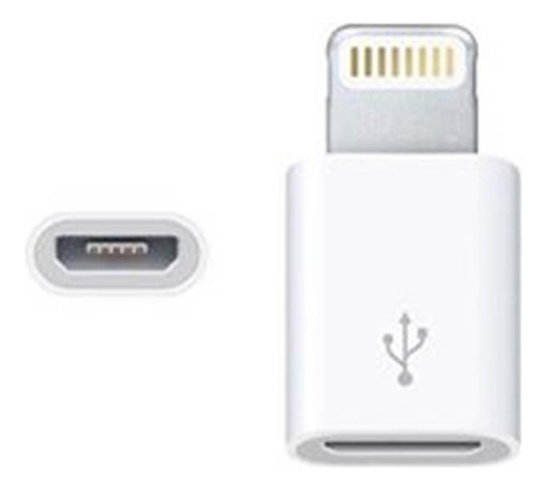 Imagen 1 de 2 de Adaptador Otg Micro Usb Hembra A Lightning Macho Ade Ramos