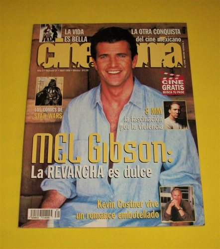 Mel Gibson Revista Cinemania #31 John Travolta Pedro Infante