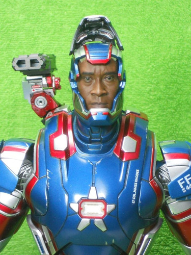 Iron Patriot Die Cast Hot Toys, Marvel Iron Man 3