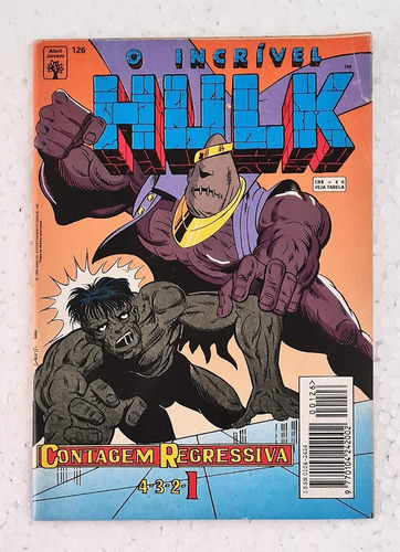 O Incrível Hulk N° 126 - Ed. Abril 1993