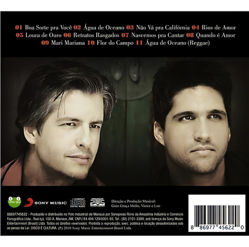 Cd Victor E Leo Boa Sorte Pra Você. Novo, Lacrado