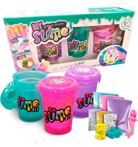 Slime Kit  Slime Supplies Kit Para Hacer Slime Para Niñas