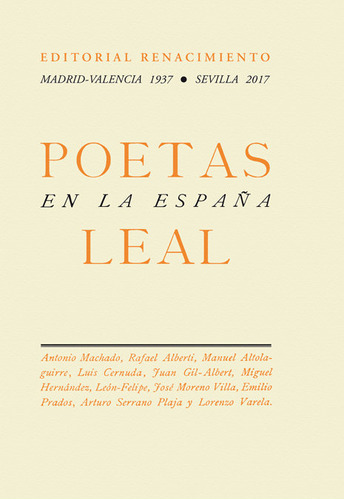 Libro Poetas En La Espaã±a Leal