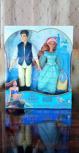 Muñeca Disney La Sirenita Ariel & Prince Erik Mattel 2023