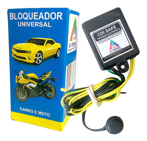 Kit 02 Bloqueadores Antifurto Carro Moto Automotivo Cdi Safe