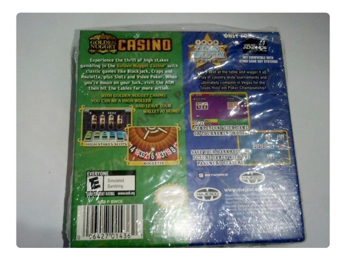 Golden Nugget Casino Y Texas Hold'em Para Game Boy Advance