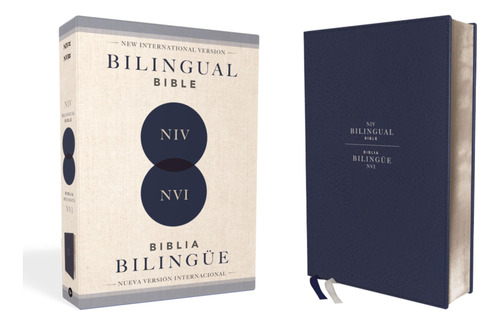 Libro : Nivvi 2022 Bilingual Bible, Leathersoft, Navy /..