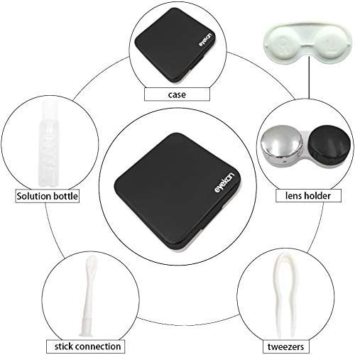Imagen 2 de 5 de Kit Estuche Para Lentes De Contacto Con Pinzas Y Aplicador
