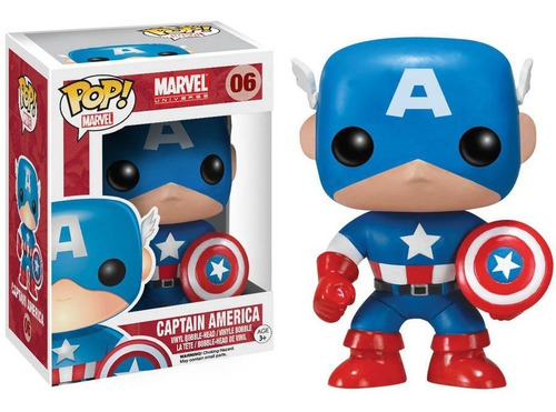 Funko Pop Figura Capitan America Int 2224 Original Wabro