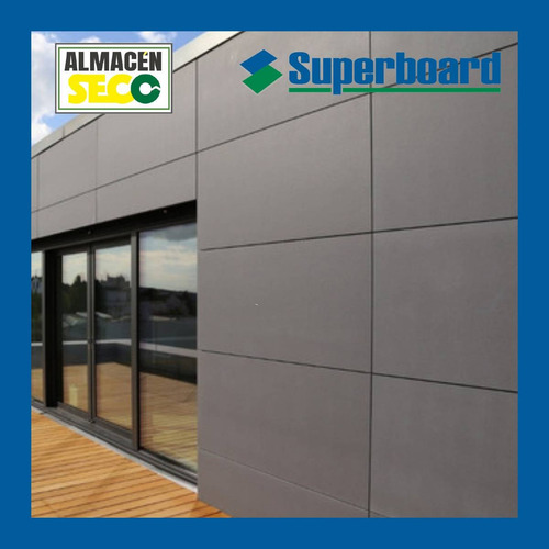 Placa Cementicia Superboard Borde Recto 8 Mm