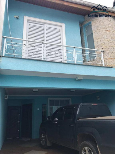 Imagem 19 de 19 de Sobrado De 202 M² Com 03 Dormitórios (sendo Uma Suíte Master Com Banheira Hidromassagem), À Venda Por R$ 920.000- Paulicéia- São Bernardo Do Campo/sp - So0256