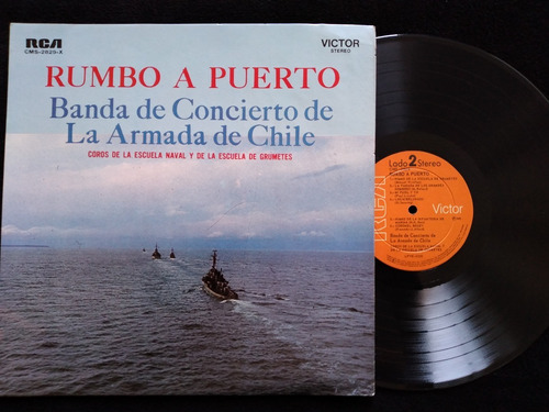 Vinilo Lp Armada De Chile Himnos Y Marchas Militares