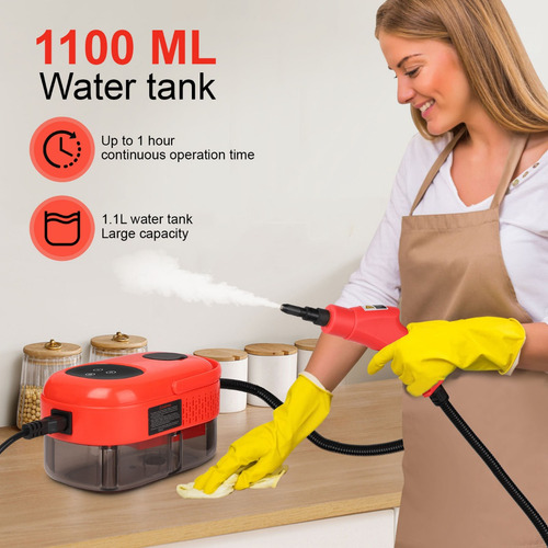Limpiador A Vapor De Alta Temperatura De 2500 W, Enchufe Eur
