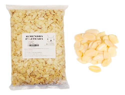 Almendra Fileteada O En Rebanada 500g Hojuela Sliced Almond