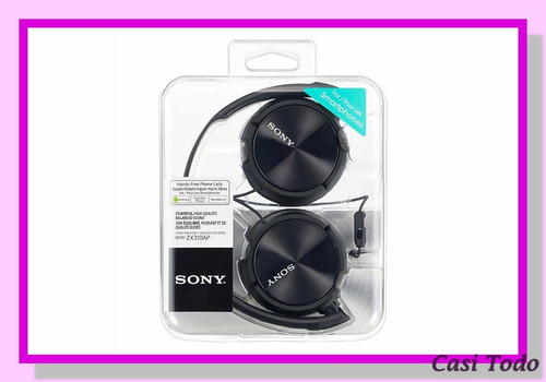 Auricular Sony Mdr-zx100 Negro