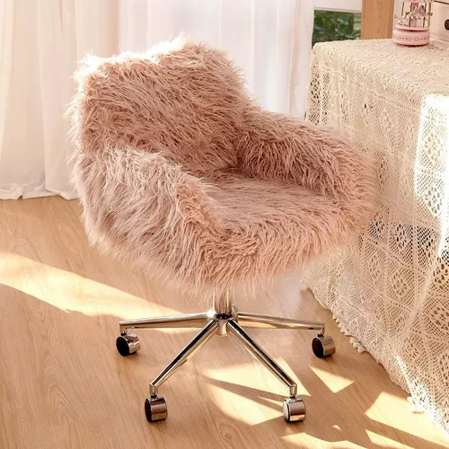 Silla de tocador para dormitorio, linda silla de oficina en casa, sillas de  piel sintética para adolescentes, sillas de dormitorio de niñas, taburete