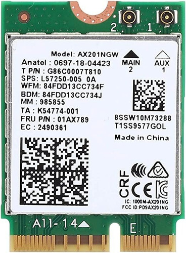 Tarjeta Wifi Hp Aio 24-f 915620-001 Rtl8821ce Hp 11-m 915620 (Usado)