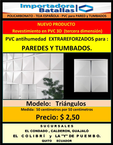 Generadores Eléctricos Pvc Cielo Raso Pared Chova Pvc5