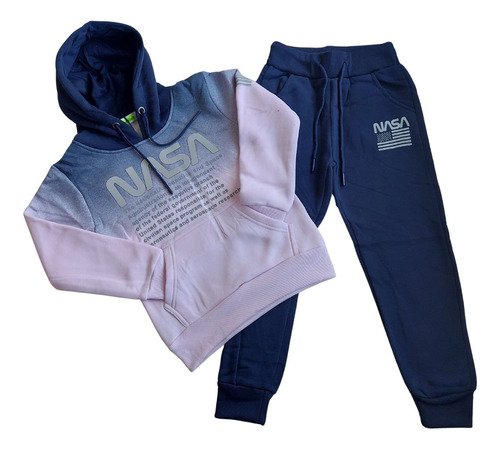 Conjunto De Pants Y Sudadera Para Niño Sport Urbano Nasa 