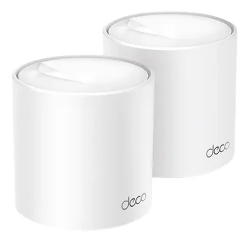 comprar Roteador Tp-link Deco X50 Mesh Wi-fi 6 Ax3000 Gigabit Pack com 2 Unidades Cor Branco 110V\u002F220V