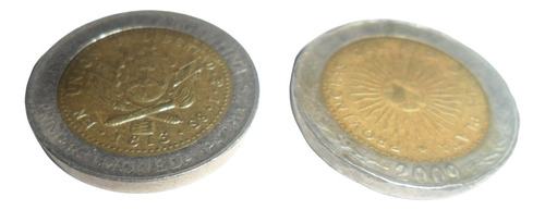 Moneda Argentina 1 Peso 2009 Variante
