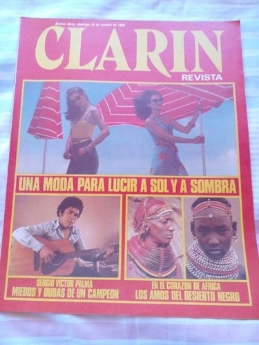 Revista Clarín Sergio Victor Palma 26 10 1980